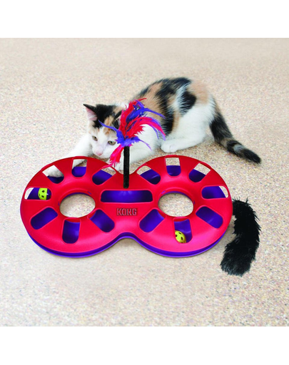 KONG Cat Active Eight Track jucarie interactiva pentru pisici