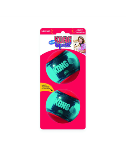 KONG Squeezz Action Ball Red L minge pentru caini
