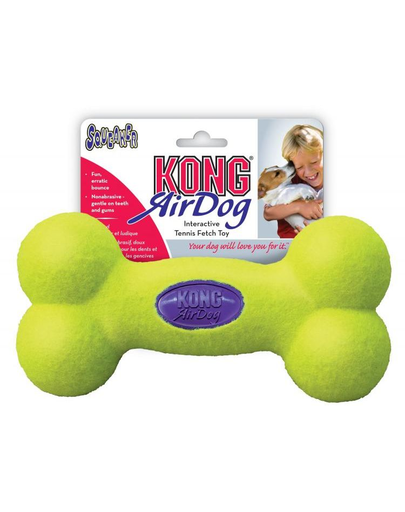 KONG Airdog Squeaker Bone M jucarie dentitie pentru caini