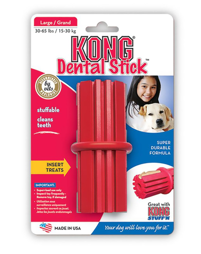 KONG Dental stick L large 12,5 cm jucarie dentitie pentru caini