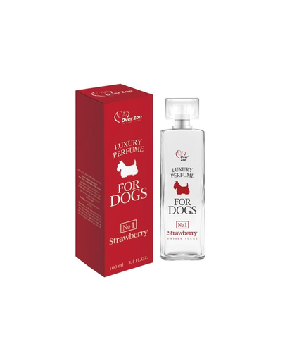 OVER ZOO Parfum pentru câini, cu miros de căpșuni 100 ml