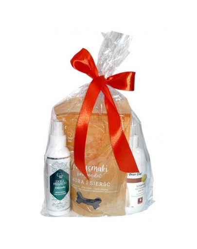 OVER ZOO Set Cadou Șampon + Balsam + recompense pentru câini Shih Tzu