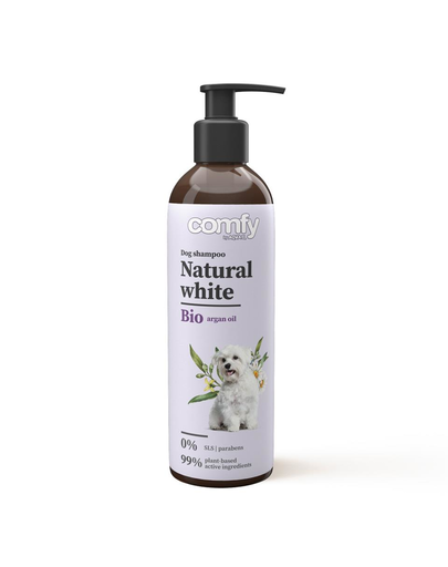COMFY Natural White Sampon pentru caini evidentierea blanii deschise la culoare 250 ml
