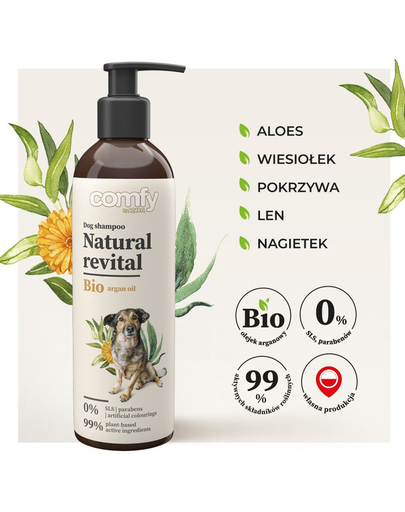 COMFY Natural Revital Sampon pentru caini 250 ml