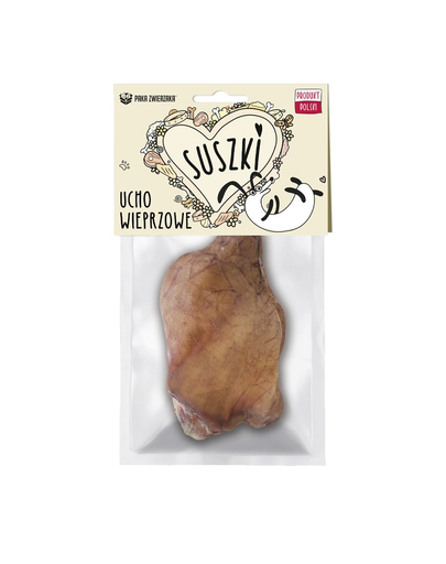 PAKA ZWIERZAKA  Recompense pentru caini, ureche de porc 1 bucata