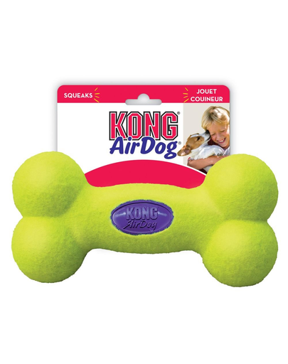 KONG Airdog Squeaker Bone S jucarie dentitie pentru caini