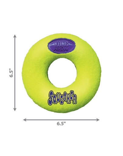 KONG Airdog Squeaker Donut M jucarie pentru caini