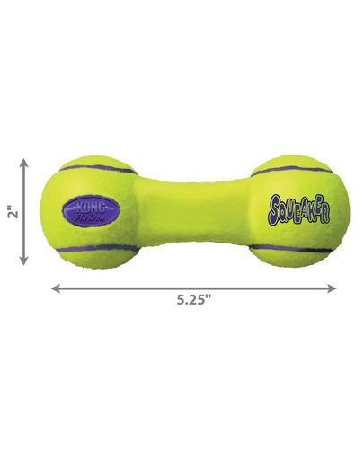 KONG Airdog Squeaker Dumbbell S jucarie dentitie pentru caini