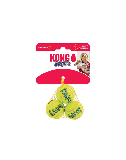 KONG SqueakAir Ball S 3 buc minge tenis pentru caini