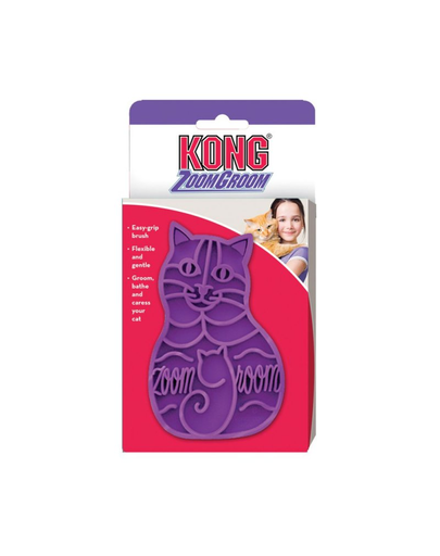 KONG Perie Cat ZoomGroom pentru masajul si periajul pisicii