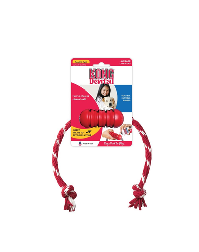 KONG Dental with Rope S jucarie pentru caini