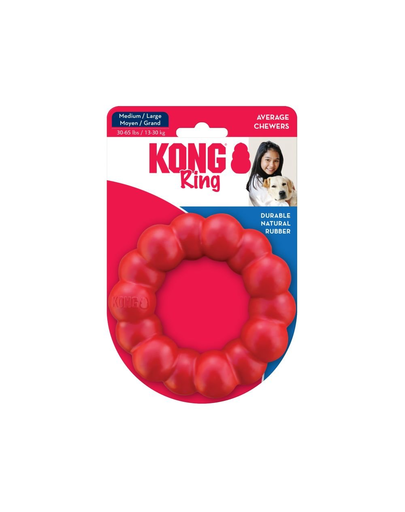 KONG Ring M/L jucarie pentru caini pentru tragere