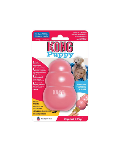 KONG Puppy M jucarie pentru dentitie pentru catelusi