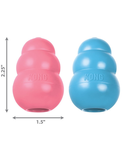 KONG Puppy XS jucarie dentitie pentru recompense pentru catelusi