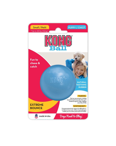 KONG Puppy Ball S minge pentru recompense pentru catelusi
