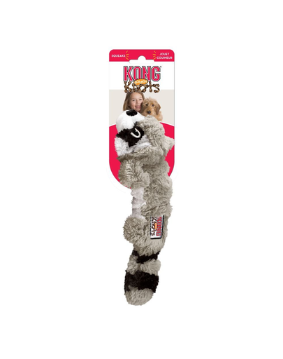 KONG Knots Scrunch Raccoon M/L jucarie pentru caini
