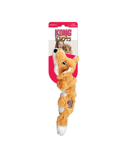 KONG Knots Scrunch Fox S/M jucarie pentru caini