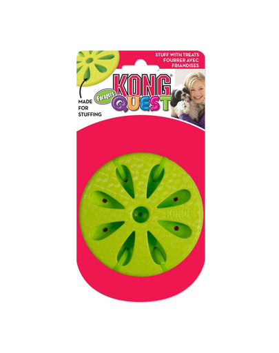 KONG Quest Foragers Flower jucarie pentru recompense pentru caini