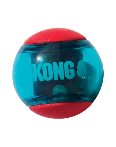 KONG Squeezz Action Ball Red 3 buc minge pentru caini M