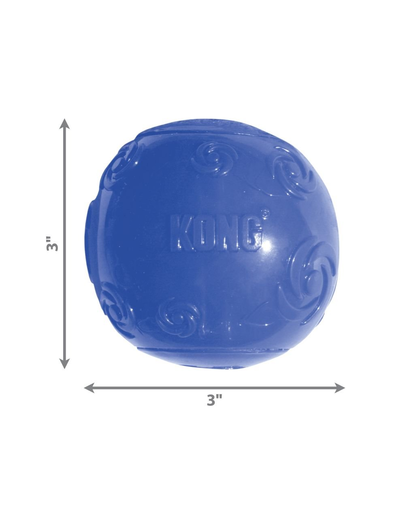 KONG Squeezz Ball L minge pentru caini cu teava