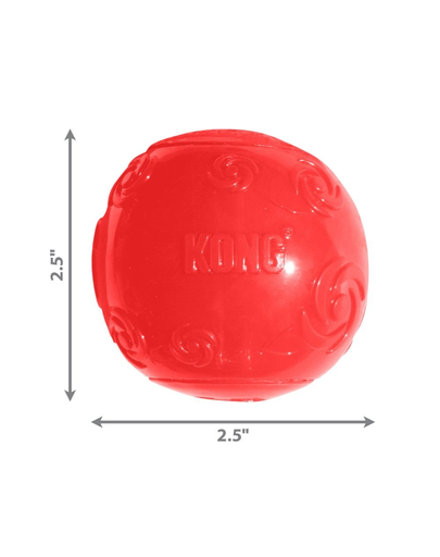 KONG Squeezz Ball M minge pentru caini cu teava