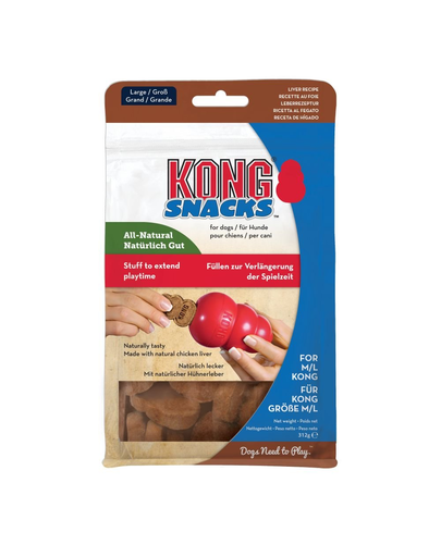 KONG Snacks Liver L Biscuiti pentru caini cu aroma de ficat 312 g