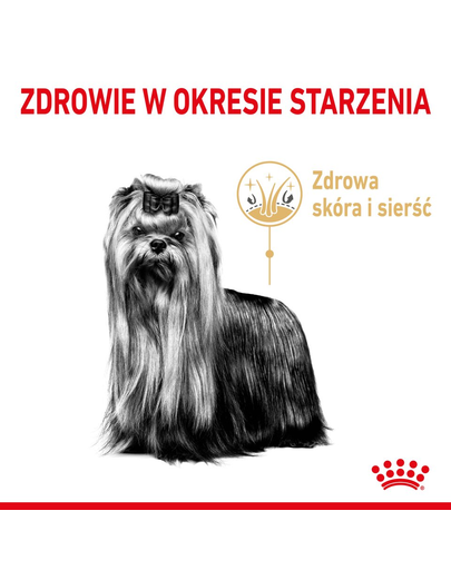 ROYAL CANIN Yorkshire Terrier Adult 8+ hrana uscata caine senior, 3 kg