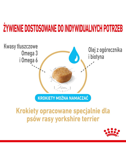 ROYAL CANIN Yorkshire Terrier Adult 8+ hrana uscata caine senior, 3 kg