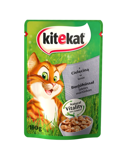 KITEKAT Vițel în sos 24 x 100 g