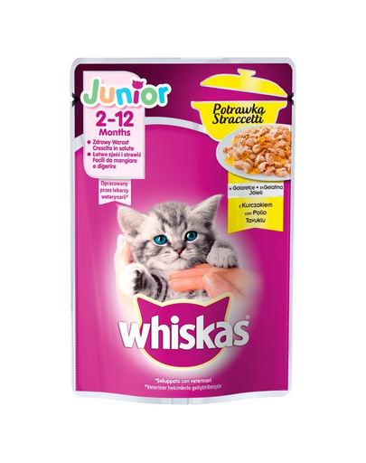 WHISKAS Junior Casserole în jeleu 100 gr