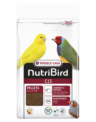 VERSELE-LAGA NutriBird C15 Maintenance Hrana de baza pentru canari 1 kg