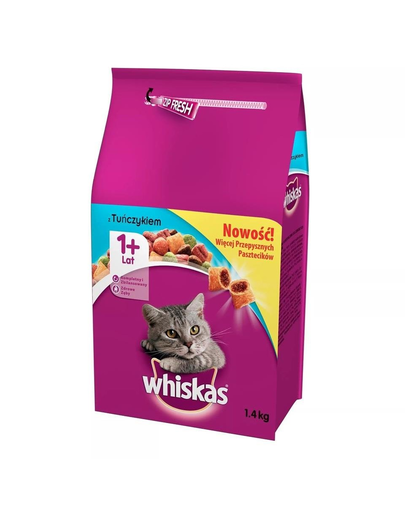 WHISKAS Adult hrana uscata pentru pisici adulte, cu ton 8 kg