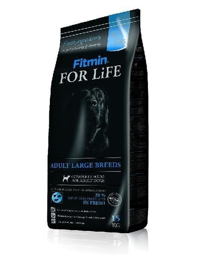 FITMIN For Life Adult Large Breeds Hrana uscata caini adulti de talie mare 3kg
