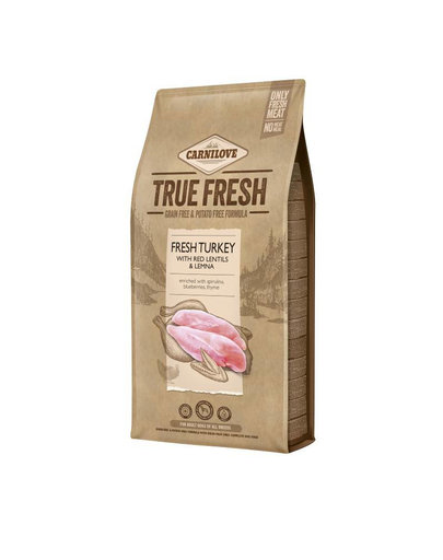 CARNILOVE True Fresh Turkey hrana uscata pentru caini adulti, curcan 11,4 kg