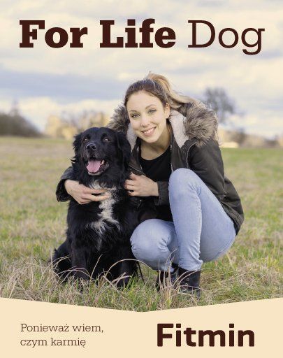 FITMIN Dog for life Hrana uscata caini junior talie mare, cu carne de pasare 3 kg