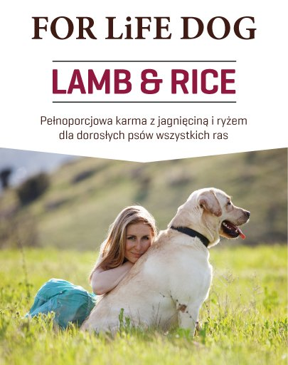 FITMIN Dog for Life Hrana uscata caini adulti, cu miel si orez 3 kg