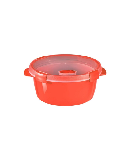 CURVER Steamer MicroWave recipient alimentar cu capac 1,6 L, rosu