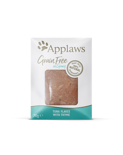 APPLAWS Pouch hrana umeda pisici, bucati de ton in sos 70 g