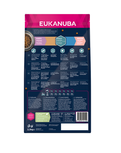 EUKANUBA Adult Large Breeds Lamb & Rice hrana uscata caini adulti talie mare, miel si orez 2.5 kg