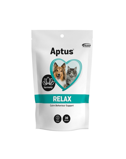 APTUS Relax 30 buc. supliment alimentar calmant pentru caini si pisici