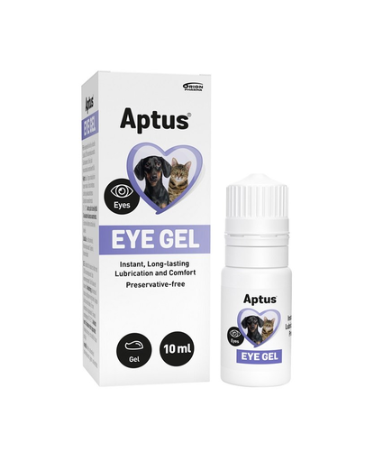 APTUS Eye Gel 10 ml lacrimi artificiale pentru caini si pisici cu 0,30% hialuronat de sodiu
