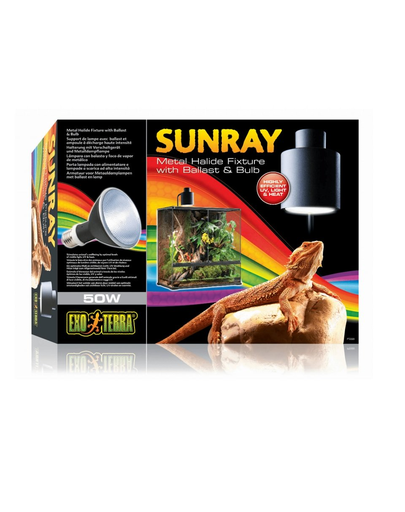 EXO TERRA Lampă halogen SunRay cu bec și balast 70W
