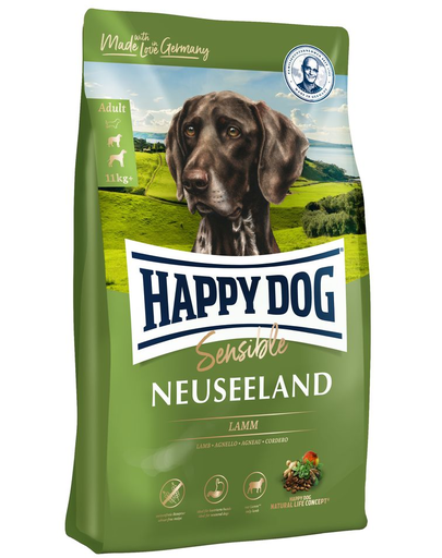 HAPPY DOG Supreme Noua Zeelanda Hrana uscata caini sensibli 12.5 kg