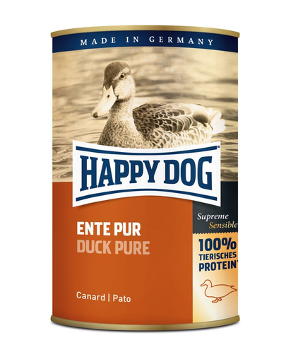 HAPPY DOG Ente Pur cu rață 400 g