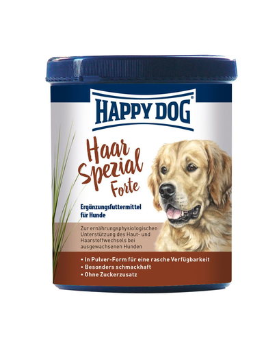 HAPPY DOG Haar spezial supliment caini pentru blana/piele 200 g