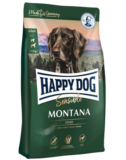 HAPPY DOG Sensible Montana Hrana uscata pentru caini adulti cu sistem digestiv sensibil 10 kg