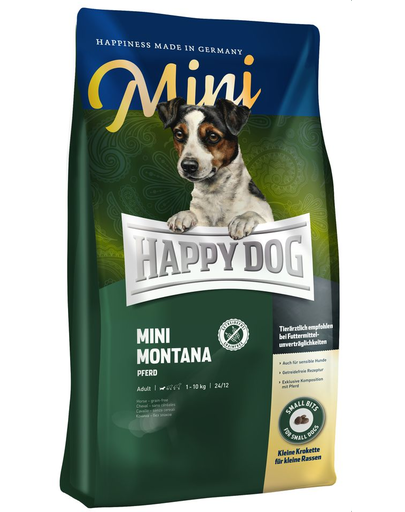 HAPPY DOG Mini Montana hrana uscata caini adulti de talie mica 4 kg