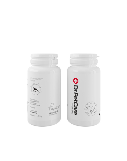 DR PETCARE Vitamins Vitamine si minerale pentru caini si pisici 60 capsule
