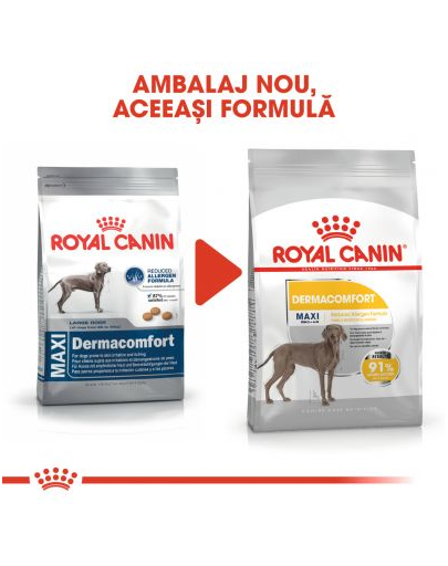 ROYAL CANIN Maxi Dermacomfort 12 kg hrana dietetica pentru caini adulti de talie mare cu pielea predispusa la iritatii