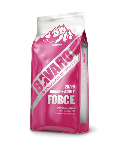 JOSERA Bavaro Force Junior Adult 28/16 hrana uscata caini juniori de la 2 luni si pentru caini adulti cu activitate fizica ridicata 18 kg